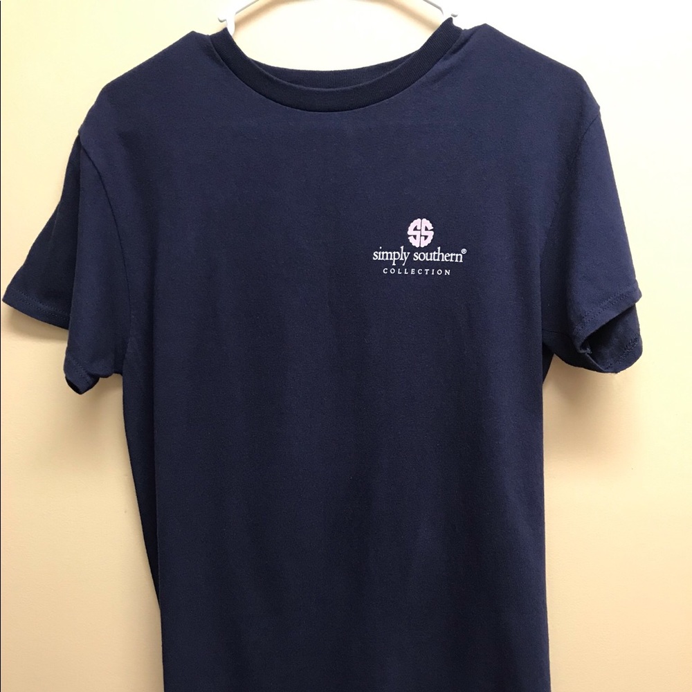 Navy blue Simply Southern Women's tshirt